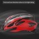 thumbnail image 4 of Casco de Bicicleta para Adultos, Microshell Ligero, Hombres y Mujeres, Ajuste de Ajuste Sugerido 54-63 cm para Ciclismo D, 4 of 5