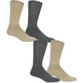 Men's Diabetic and Circulatory Crew Socks 4 Pairs - Walmart.com