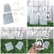 thumbnail image 2 of Set of 2 Handcafted Silicone Hanging Ornament Mold for DIY Crystal Winged Bird Cage Pendant and Home Decorations, 2 of 4