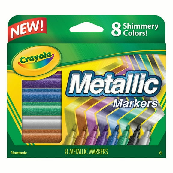 Metallic Markers, 8 Count | Bundle of 2 Packs