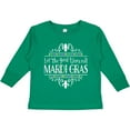 thumbnail image 3 of Inktastic Let the Good Times Roll Mardi Gras Boys or Girls Long Sleeve Toddler T-Shirt, 3 of 5