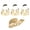 Gold, variant on LAZIOEGR Finger Picks Metal Adjustable Hollow 3Pcs Index Finger 1Pc Thumb Banjo Guitar Ukulele Parts Accessories, Durable Silver Finish, Pack of 4 Pieces (2.36 inches / 6.0 cm Length)