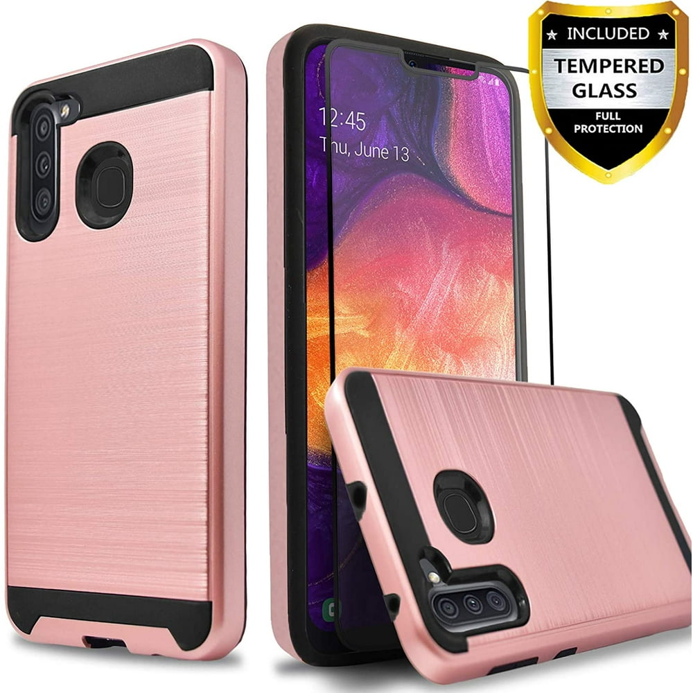 Samsung Galaxy A11 Phone Case, 2-Piece Style Hybrid Shockproof Hard