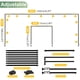 thumbnail image 2 of Soporte ajustable de metal para mesa Putros, con forma de arco, 33 a 107 cm de altura, 2 of 6