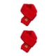 thumbnail image 1 of Bufanda de bebé Ounissouiy Tejido de hilo grueso Rojo brillante 2piezas, 1 of 6