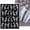 F, variant on EGNMCR Nail Stickers 5D Christmas Snowflake Nail Foil Transfer Stickers White Snow Sticker For DIY Nail Design nail Stickers