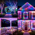 thumbnail image 5 of VOLIVO 196FT Fairy Lights, Flexible Copper Wire String Lights, Multicolor 600LEDs, 8 Modes, Plug-In for Christmas, Indoor Outdoor Decoration, 5 of 6