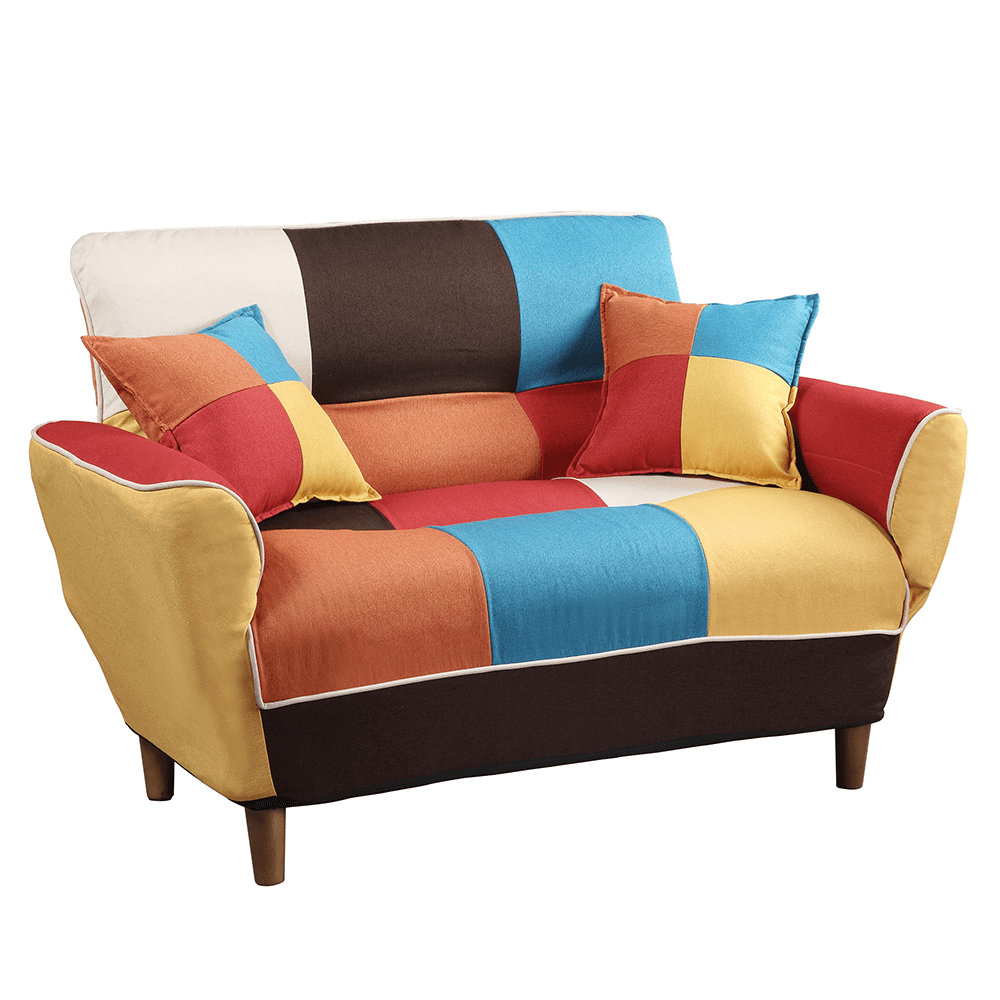 Lowestbest Modern Round Arm Tufted Sleeper Sofa, Small Space Colorful Sleeper Sofa, Reclining Sofa for Living Room Dining Room Lowestbest Modern Round Arm Tufted Sleeper Sofa, Small Space Colorful Sleeper Sofa, Reclining Sofa for Living Room Dining Room