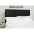 thumbnail image 2 of Pemberly Row Fabric Tufted Twin Metal Panel Headboard in Black, 2 of 9
