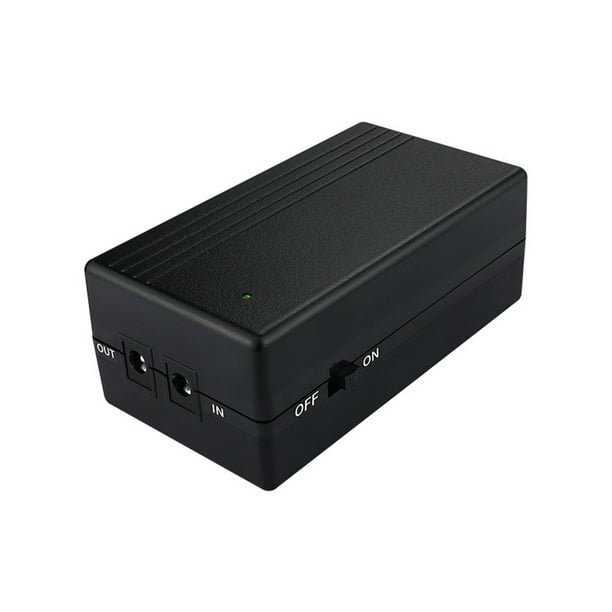 Fuente portátil Irfora Fuentes de alimentación de corriente continua ininterrumpida en modo de espera en Router Módem óptico UPS para cámara de módem WiFi Irfora Fuente portátil