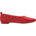 thumbnail image 2 of Franco Sarto Women's Ariel Red Leather Ballet Flat 8M, 2 of 3
