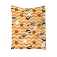 thumbnail image 2 of BiFandian Halloween Blanket, Cute Halloween Spooky Black and White Throw Blanket, Lightweight Cozy Flannel Blanket, Fall Throw Blankets for Couch Sofa Bed Home Halloween Decorations, 2 of 6