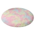 thumbnail image 1 of HLONK Multicolor Round Rug For Girls Bedroom Circle Rug For Room Carpet For Teen Girls Room Circular Rug For Nursery Room Fuzzy Plush Rug For Dorm Cute Room Decor For Baby, 1 of 8