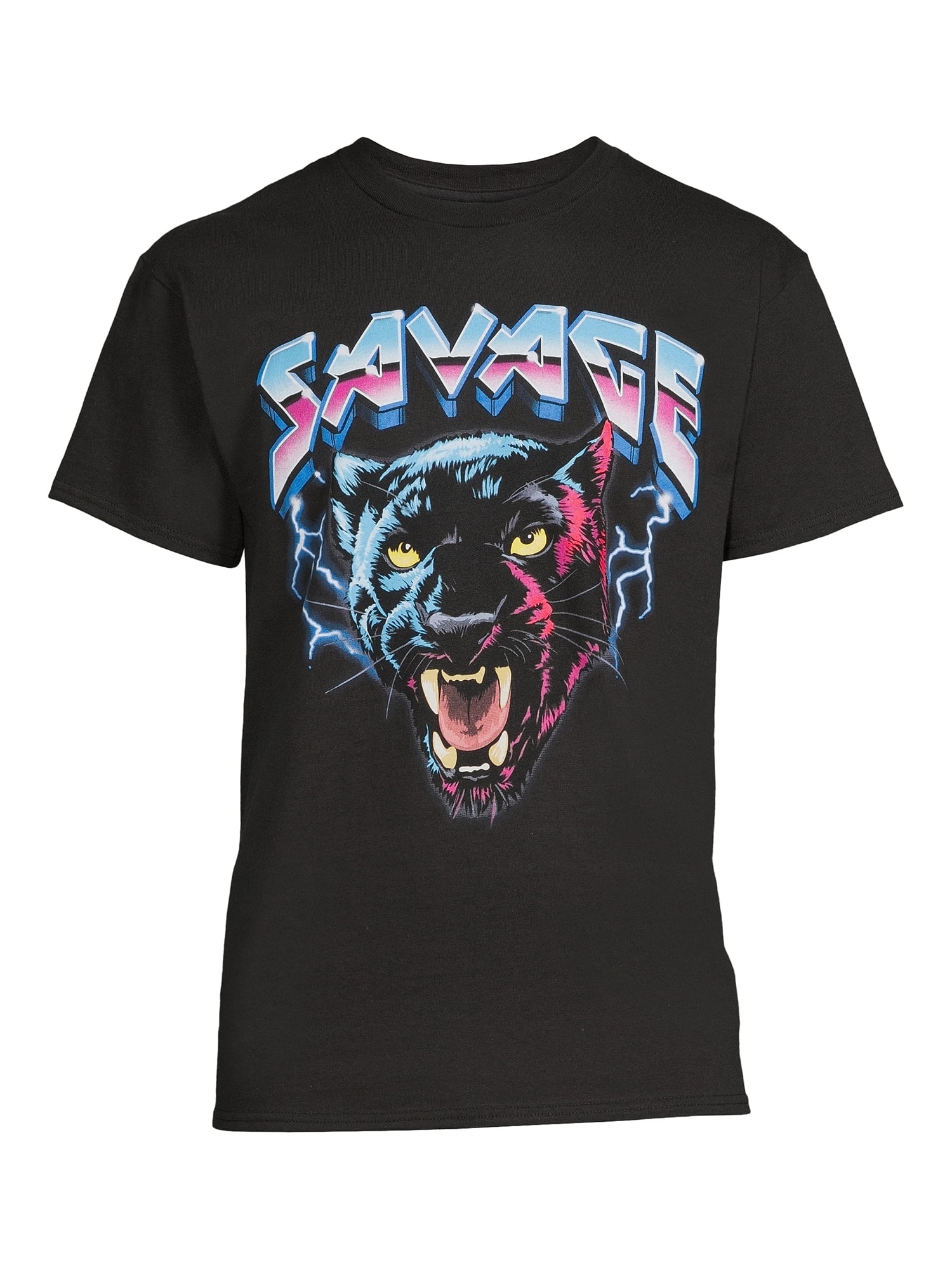 Walmart black cheap panther shirt