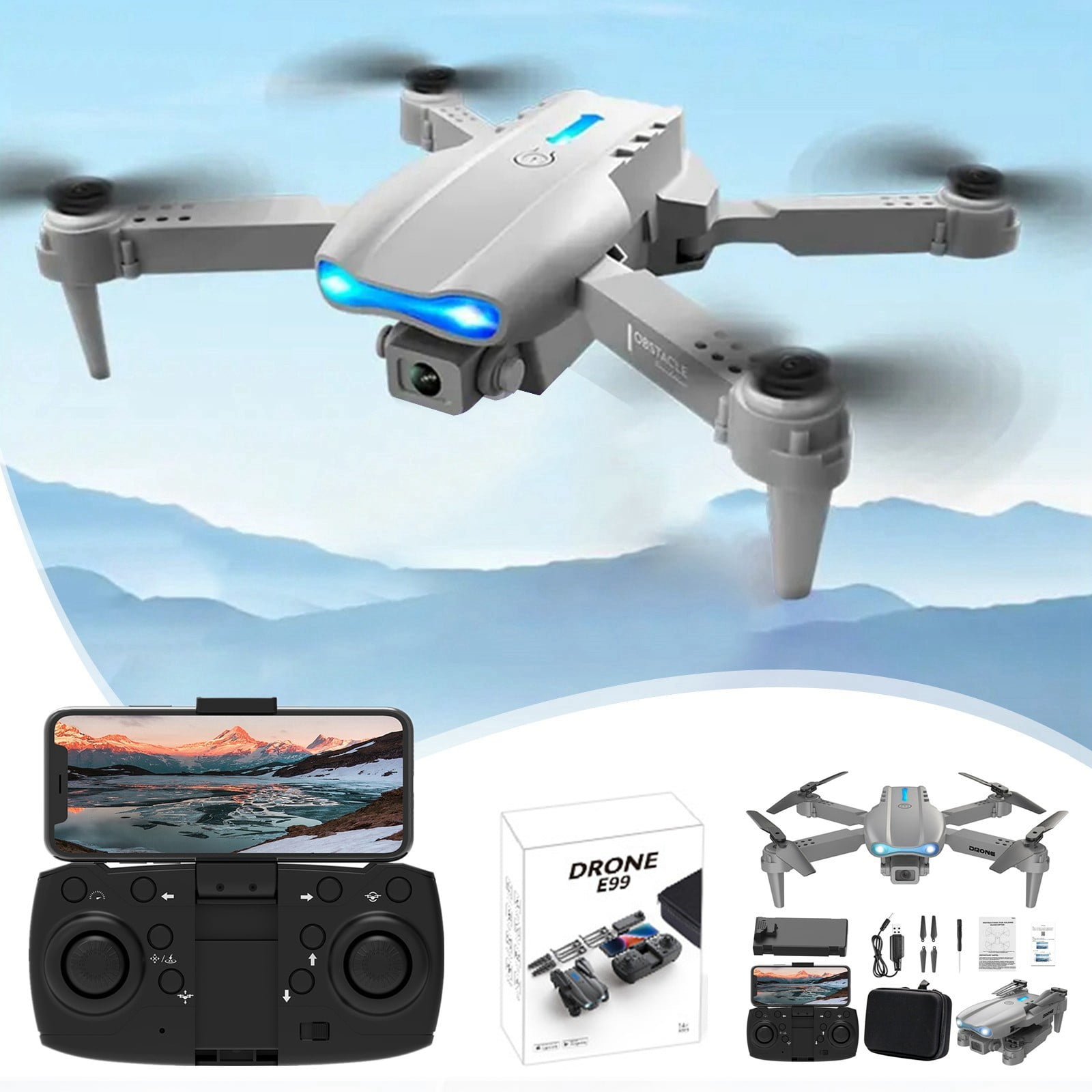Amazon | ドローン カメラ付き ミニ空撮ドローン ポータブル