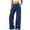 Blue, variant on Wide Leg Jeans Woman High Waisted Pull on Baggy Jeans for Women Stretchy Trendy Womens Jean Straight Casual Denim Pants (Dark Gray, XXL)