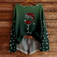 thumbnail image 2 of BLVB Christmas Sweater for Women Cute Long Sleeve Crew Neck Knitted Sweater Ugly Christmas Sweater Pullover Holiday Parties Top, 2 of 5
