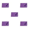 thumbnail image 2 of Redempat 1/2/3/5 50pcs Add Touch Of Sophistication With Heart Hollow Table Namecards Empty deep purple 5PCS, 2 of 6