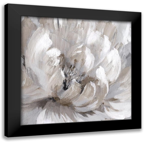 Nan 12x12 Black Modern Framed Museum Art Print Titled - Burst of Spring II