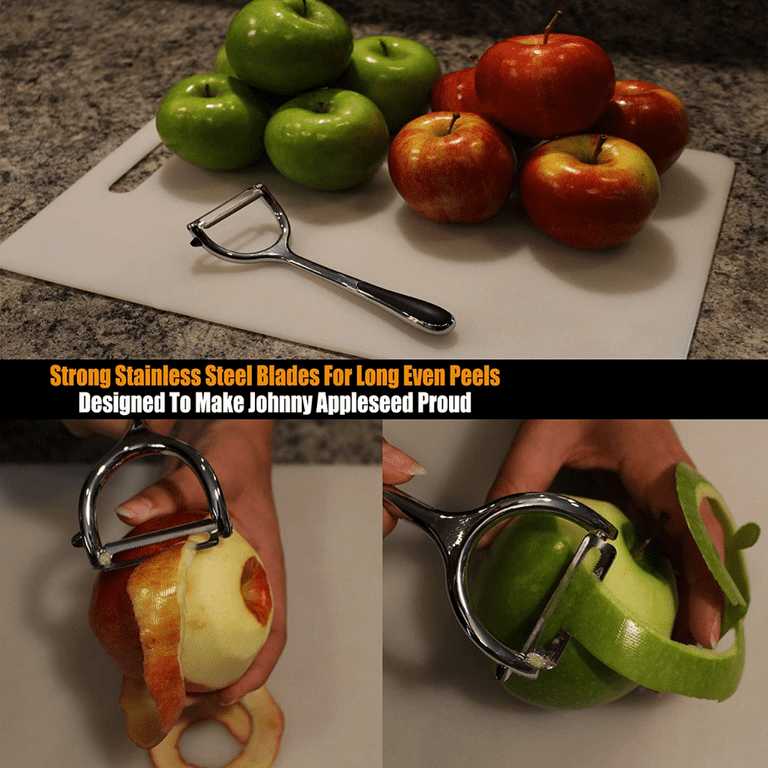 Dropship Potato, Vegetable, Apple Peelers For Kitchen, Fruit, Carrot,  Veggie, Potatoes Peeler, 2 Set Y-Shaped And I-Shaped Stainless Steel Peelers,  With Ergonomic Non-Slip Handle & Sharp Blade to Sell Online at a