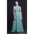 thumbnail image 3 of Bimba Robe Longue Décontractée Sans Manches à Encolure Ronde pour Femmes, Imprimé Océan - Medium, 3 of 5