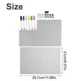 thumbnail image 2 of Acrylic Magnetic Calendar Fridge Calendar Message Board Monthly Weekly Calendar, 2 of 9