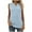 Sky Blue, variant on ZyeKqe Summer Tops for Women Eyelet Sleeveless Scoop Neck Top Casual Spaghetti Strap Camisoles Boho Flowy Shirts