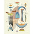 thumbnail image 3 of Theodore, James 15x18 Black Modern Framed Museum Art Print Titled - Satellite Totems, 3 of 5