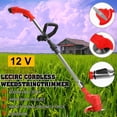 thumbnail image 2 of bestolf 12V 2000mAh Anti-slip Handle Weed Trimmer Cordless Electric Weed Lawn Eater  Telescopic Rod Edger-US Plug, 2 of 16