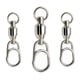 thumbnail image 5 of 20 piezas de conector de pesca giratorio de barril de acero inoxidable, conector de anzuelos marinos para el mar 6, 5 of 7