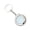 Silver-1.5M, variant on Compact Metal Measuring Tape Featuring Steel and Attachment for Easy Access 1M/1.5M Ranges