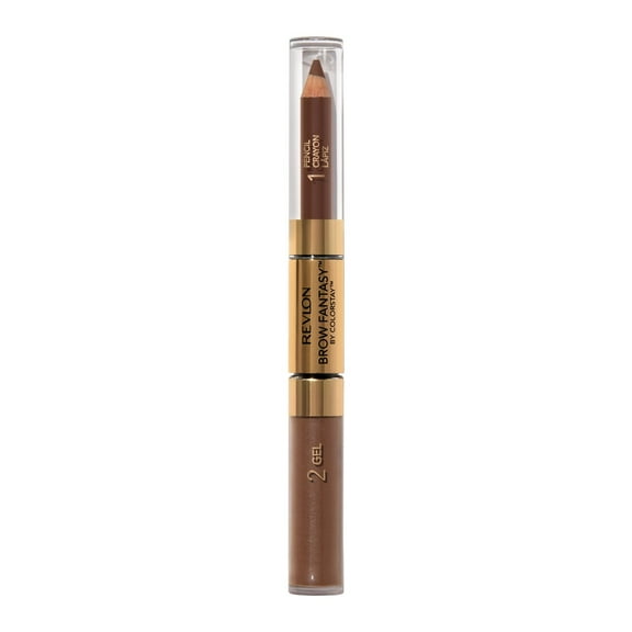 Revlon ColorStay Brow Fantasy Dual Sided Natural Eyebrow Color Pencil,105 Brunette