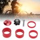 thumbnail image 4 of Piezas De Bicicleta, Peso Ligero, Conveniente, Práctico, Apariencia Brillante, Auriculares Para Bicicleta Para Reemplazo ANGGREK Rojo, 4 of 8