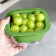 thumbnail image 4 of Factory Food Grade Double Drainage Basket, Kitchen Sink Filter Basket Vegetable Fruit Storage Organizer Multifunctional Plastic Drain Basin For Household Use, 4 of 6