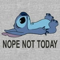 thumbnail image 2 of Men's Lilo & Stitch Nope Not Today Graphic Tee Athletic Heather Large, 2 of 5