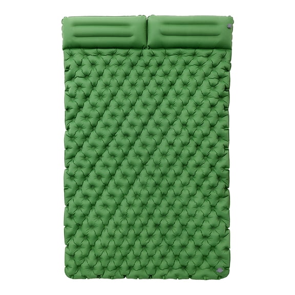 Greeniant Almohadilla para dormir para acampar, colchón inflable portátil para 2 personas al aire libre, nailon TPU, impermeable, a prueba de carpas