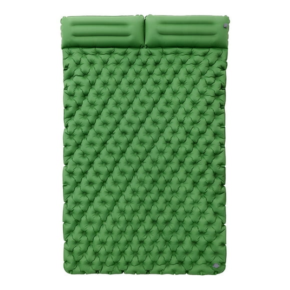 Soidarity Almohadilla de dormir para acampar, colchón inflable para 2 personas, impermeable, a prueba de humedad, pesca, jardín, Picnic, estera carpas