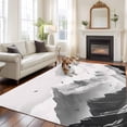 thumbnail image 2 of 5'x7' Area Rugs, Mountain Indoor Outdoor Area Rug for Living Room Bedroom, Eagle Sky Cloud Black and White Landscape Washable Bathroom Rugs Kitchen Floor Carpet Mats Home Decor Aesthetic, 2 of 8