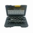 thumbnail image 2 of 14 Pcs Lug 3/8Inch Drive Impact Bolt Nut Extractor Set, Nut Remover Kit 1/4Inch-3/4Inch Twist Socket Tool Set, 2 of 6