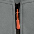 thumbnail image 6 of Men’s 1/4 Zip Pullover Hooded Sweatshirt, Drawstring High Collar Hoodie with Kangaroo Pocket and Arm Zip Pocket, Outdoor Tactical Casual Long Sleeve Top for Men Dark Gray M, 6 of 7