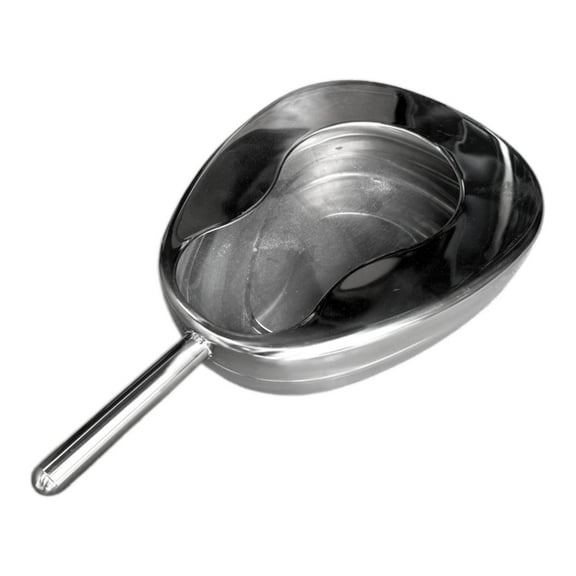 yotijay Bed Pan for Elderly Multipurpose with Handle for Men Women Bed Bound Elderly Without Lid