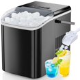 thumbnail image 1 of Máquina para hacer hielo DUMOS portátil 12 kg/24 h con autolimpieza, negra, 1 of 7