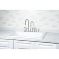 thumbnail image 4 of Kingston Brass GT252294 Towne 25" Cast Iron Self-Rimming Single Bowl Drop-In Kitchen Sink, 4-Hole, White, 4 of 7