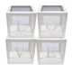 thumbnail image 1 of Baby Shower Party Decor Caja De Globos Caja De Cartón Transparente Caja De Regalo De Navidad Para Niños Niñas Baby Shower Despedida De Soltera 4 Unids/Set Advancent HA024123-02, 1 of 5