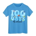 thumbnail image 1 of EHQJNJ Chandail en Molleton pour Tout-Petit Fille Mode Décontractée Imprimé Col Rond Manches Courtes T-Shirt Haut d'Été, 1 of 4