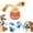 Orange, variant on Dog Toy, News - Interactive Smart Rolling Pet Ball, Interactive Dog Toys for Aggressive Chewers, USB Rechargeable Smart Motion Pet Bal