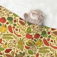 thumbnail image 2 of Rocae Fruits And Vegetables for Pet Blanket Dog Blanket Cat Blanket Soft Sleep for Small Medium Pet-Medium, 2 of 8