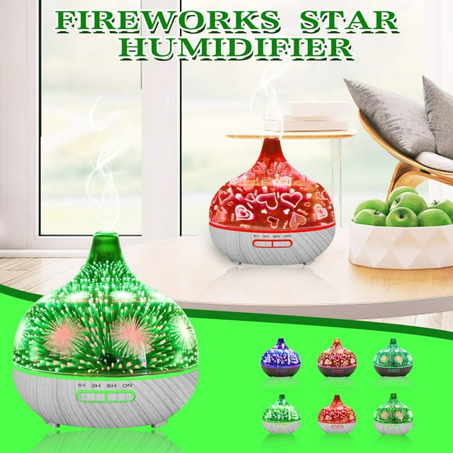 Vaidha Veilleuse U ltrasonic Diffuseur d'Arômes Humidificateur d'Huile Aromathérapie