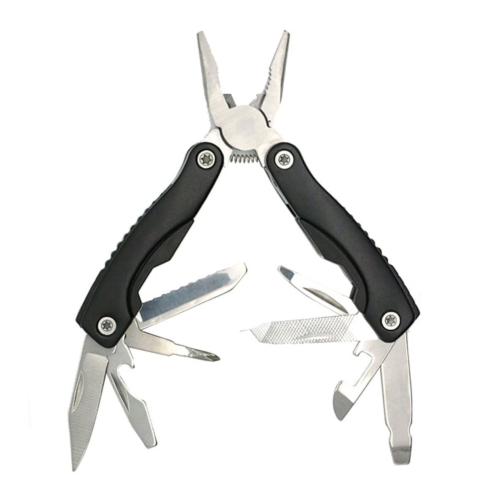 Multifunction Pliers Camping Tool Portable Pocket Multifunctional Tool Multitool Pliers Hunting Knife for Outdoor Hand Tool (Orange)