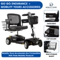 thumbnail image 2 of Pride Go Go Endurance Li Mobility scooter with Rear Basket, Cup Holder, and Saddle bag included, 2 of 8